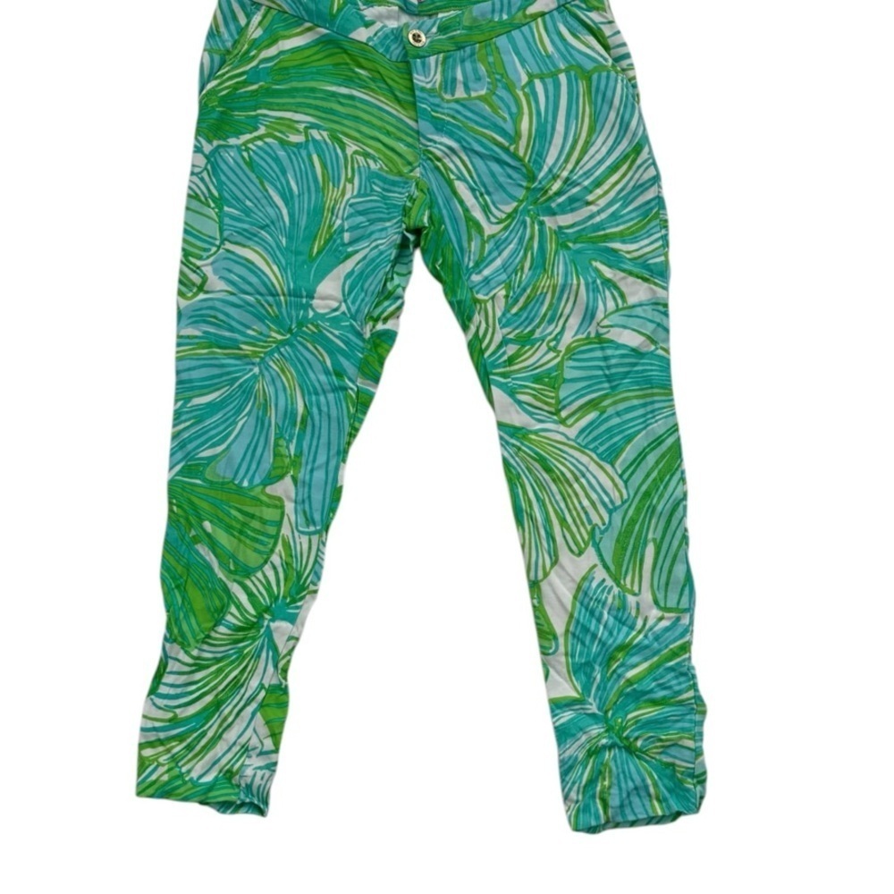 Lilly Pulitzer Palm Beach Tropical Slim Ankle
Length Cropped Pants Sz 00
